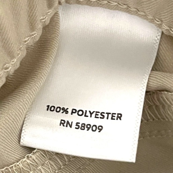 Westbound NWT High Waist Elastic & Drawstring Khaki Color Shorts w/Pockets  XL - Picture 5 of 6